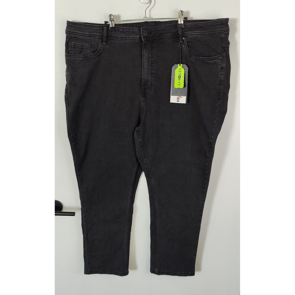 New The Perfect Jean Mens Size 42x28 BIG Steel Dark Charcoal JUXT5CSTL28-46 $120